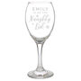 Personalised I'm On The Naughty List Wine Glass Gift Boxed – Christmas Gift Idea, thumbnail 5 of 5