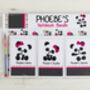 Personalised Panda Notebook Bundle, thumbnail 3 of 3