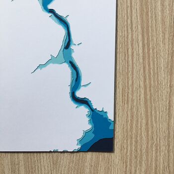 River Dart Dartmouth Bathymetric Map, 3 of 9