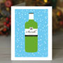 Personalised 'Gin' Christmas Card, thumbnail 3 of 3