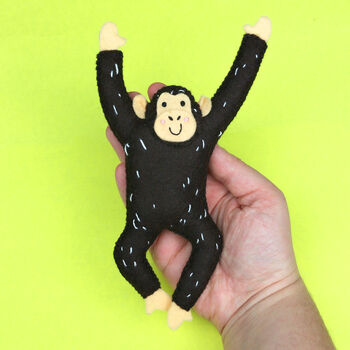 Colin The Chimpanzee Felt Sewing Kit, 10 of 10