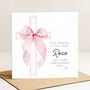 Personalised Christening Card For Goddaughter Baby Girl, thumbnail 1 of 8