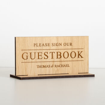 Personalised Alternative Wedding Initial Guest Book, 6 of 6
