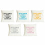 Personalised New Baby Modern Cushion, thumbnail 3 of 4
