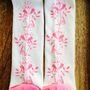 White Floral Children's Tights, thumbnail 3 of 3
