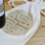Personalised Anniversary Cotton Bottle Bag, thumbnail 2 of 3
