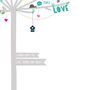 Personalised Baby Girl Happiness Tree Canvas, thumbnail 5 of 6