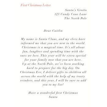 Personalised Celestial Children’s Christmas Letter From Santa, 10 of 10