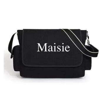 Personalised Canvas Stroller Buggy Organiser Baby Bag, 7 of 10