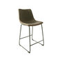 Dexter Moleskin Mussel Brown/Grey Two Counter Stools, thumbnail 3 of 6
