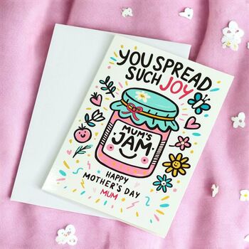 Mum’s Jam – Joyful Mother’s Day Card For Mum, 2 of 2
