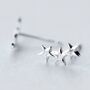 40th Birthday Still Shining Sterling Silver Star Earrings, thumbnail 3 of 7