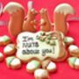 Personalised I'm Nuts About You! Letterbox Cookie Gift, thumbnail 2 of 4