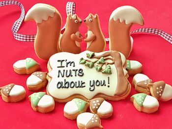 Personalised I'm Nuts About You! Letterbox Cookie Gift, 2 of 4