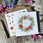 Luxury Winter Botanical Christmas Card, thumbnail 4 of 7