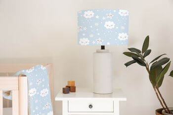 Smiling Clouds And Stars Children's Lampshade, 2 of 2