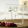 Personalised 60th Birthday Floral Acrylic Block Gift For Mum, thumbnail 1 of 2