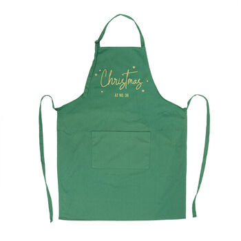 Personalised Starry Christmas Host Apron, 8 of 8