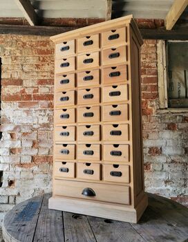 Handmade Reclaimed Wooden Apothecary Cabinet, 3 of 5
