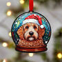 Labradoodle Dog Tree Decoration, thumbnail 3 of 6