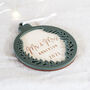 Personalised Mr And Mrs Christmas Tree Ornament, thumbnail 3 of 3