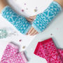 Childrens Knitted Lambswool Wrist Warmers, thumbnail 1 of 10