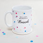 Confetti Bridesmaid Personalised Mug, thumbnail 4 of 7