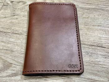 Personalised Spanish Brown Luxury Leather Passport Wallet, Passport Holder, 11 of 11