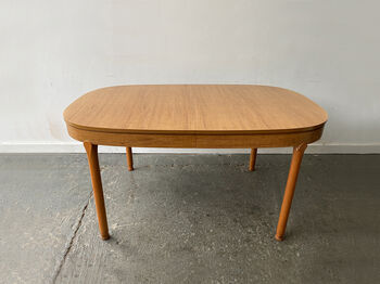 Mid Century Extending Dining Table By Schreiber, 11 of 12