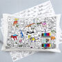 Dinosaur Pillowcase Kit + 10 Pens, Colour In And Learn, thumbnail 4 of 6