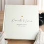 Personalised Gold Heart Couples Square Photo Album, thumbnail 4 of 7