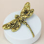 Large Crystal Dragonfly Brooch, thumbnail 4 of 4