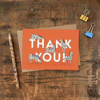 Animal Thank You Card Bundle Pack Of Six, 8 of 12