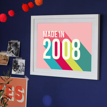 Personalised 18th Birthday Year Print, 3 of 6