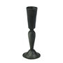 Fluted Black Iron Candlestick, thumbnail 2 of 4