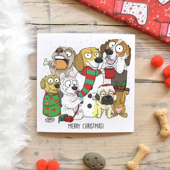 Funny Christmas Dogs Card, 2 of 5