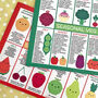 UK Seasonal Fruits And Vegetables Charts, thumbnail 4 of 6