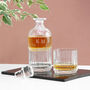 Personalised Stacking Whisky Decanter And Tumblers Set, thumbnail 1 of 7