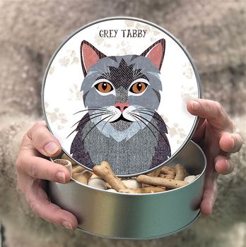 Cat Tin With Nine Personalised Designs, 3 of 9