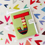 Mini J Alphabet Card, thumbnail 3 of 5