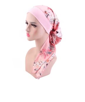 Pre Tied Chemo Headwear Headscarf Satin, 12 of 12