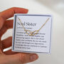 Soul Sister Necklace – Best Friend Gift For Her, Friendship Interlocking Necklace, thumbnail 8 of 8