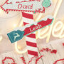 North Pole Family Christmas Wall Hanging Sign Decoration, thumbnail 4 of 5