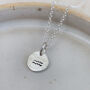 Sterling Silver Dinky Zodiac Star Sign Pendant, thumbnail 2 of 12