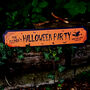 Personalised “Halloween Party” Street Sign, thumbnail 1 of 2