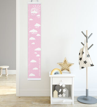 Personalised Dream Big Canvas Height Chart, 4 of 8