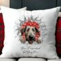 Personalised Christmas Irish Wolfhound Break Through, thumbnail 5 of 10