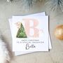 Personalised Letter Christmas Card For Girl, thumbnail 1 of 3