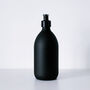 Refillable Matt Black Glass Bottle, thumbnail 7 of 9