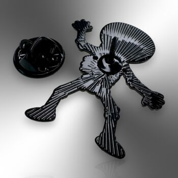 Dancing Baby Skeleton Enamel Lapel Pin Badge, Halloween Brooch, Gifts For Kids, 6 of 8